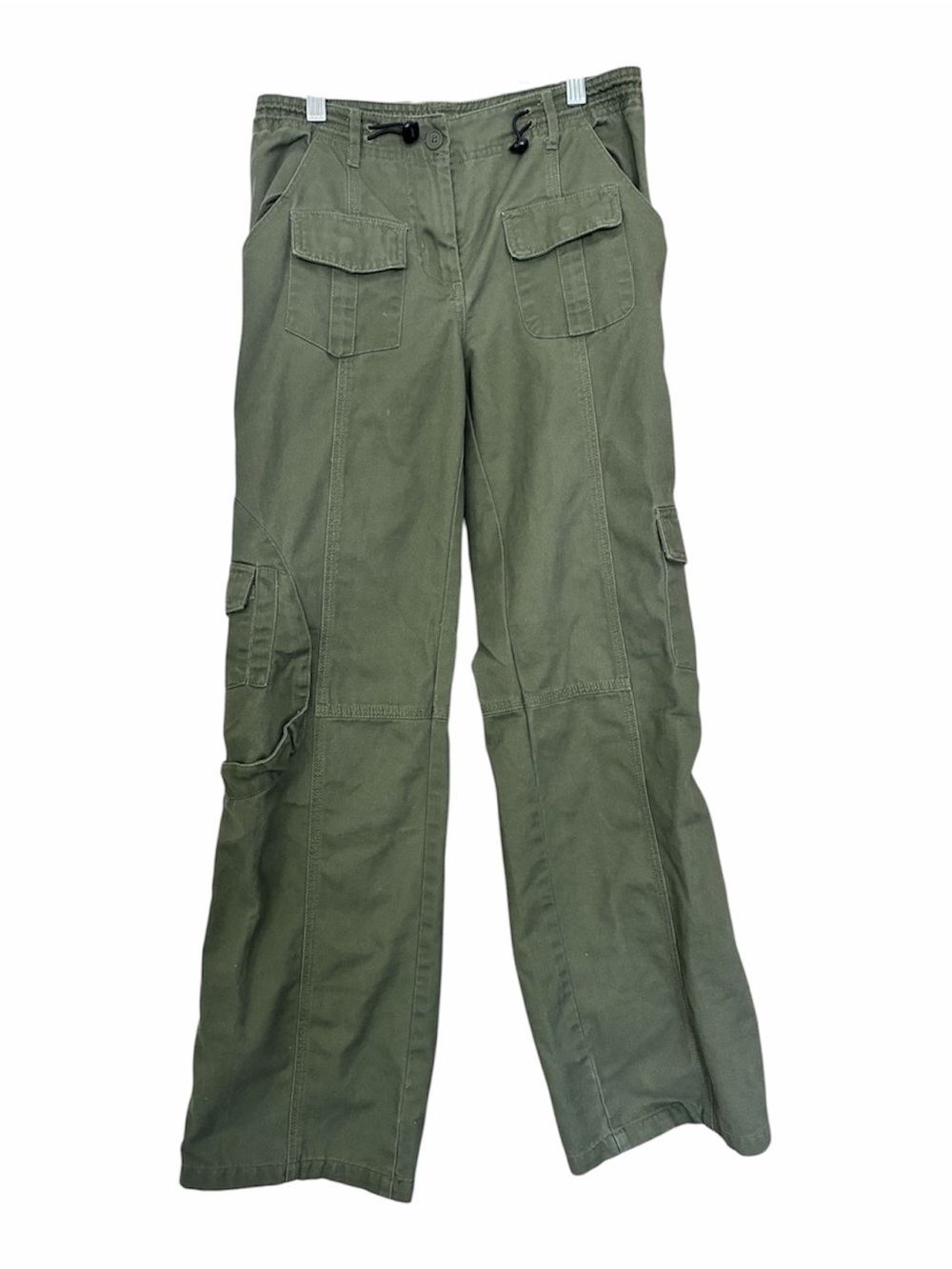 Brandy Melville Kim Olive Green Drawstring Cargo Pants